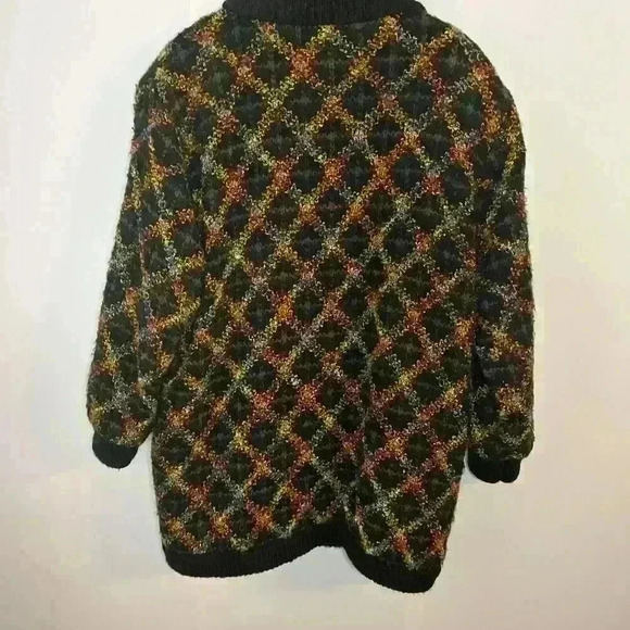 Vintage Rochelle California Knitwear Cardigan Sweater Womens Large Grandmacore - Picture 6 of 9